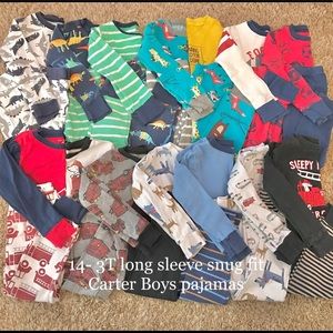 Lot of 3T boys pajama sets